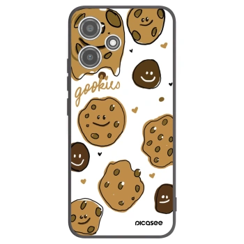 Picasee silikonowe czarne etui na Xiaomi Redmi 12 5G - Gookies
