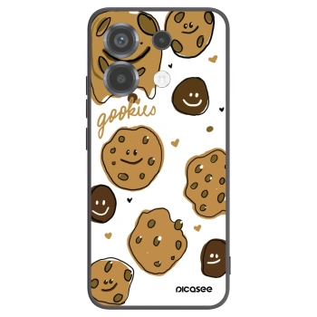 Picasee silikonowe czarne etui na Xiaomi Poco X6 - Gookies