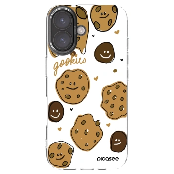 Picasee silikonowe przeźroczyste etui na Apple iPhone 16 - Gookies