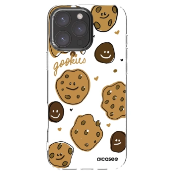 Picasee silikonowe przeźroczyste etui na Apple iPhone 16 Pro Max - Gookies