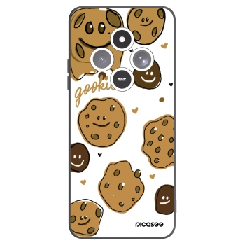 Picasee silikonowe czarne etui na Xiaomi Redmi 14C - Gookies