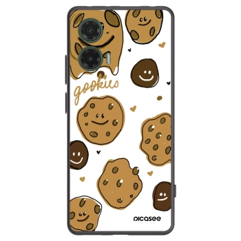Picasee silikonowe czarne etui na Motorola Moto G35 5G - Gookies