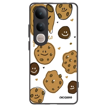 Picasee silikonowe czarne etui na Vivo V50 Lite 5G - Gookies