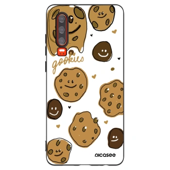 Picasee silikonowe czarne etui na Huawei P30 - Gookies