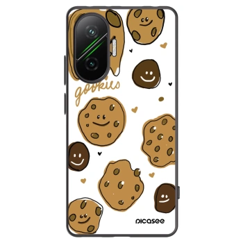 Picasee silikonowe czarne etui na Xiaomi Poco F7 5G - Gookies