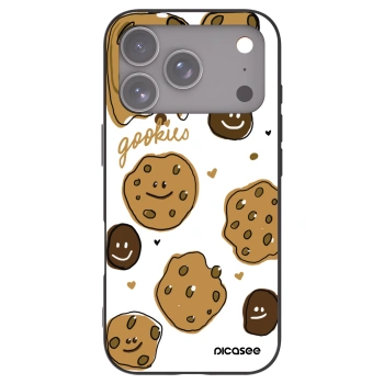 Picasee silikonowe czarne etui na Apple iPhone 17 Pro - Gookies