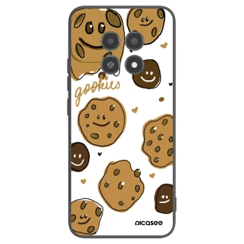 Picasee silikonowe czarne etui na Realme 12X - Gookies