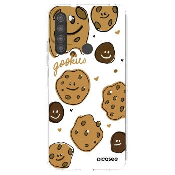 Picasee silikonowe przeźroczyste etui na Xiaomi Redmi Note 8 - Gookies