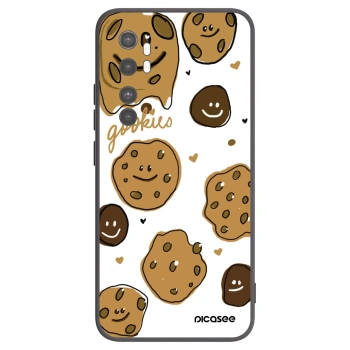 Picasee silikonowe czarne etui na Xiaomi Mi Note 10 Lite - Gookies