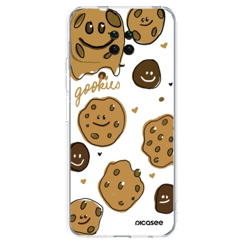 Picasee silikonowe przeźroczyste etui na Xiaomi Redmi Note 9S - Gookies