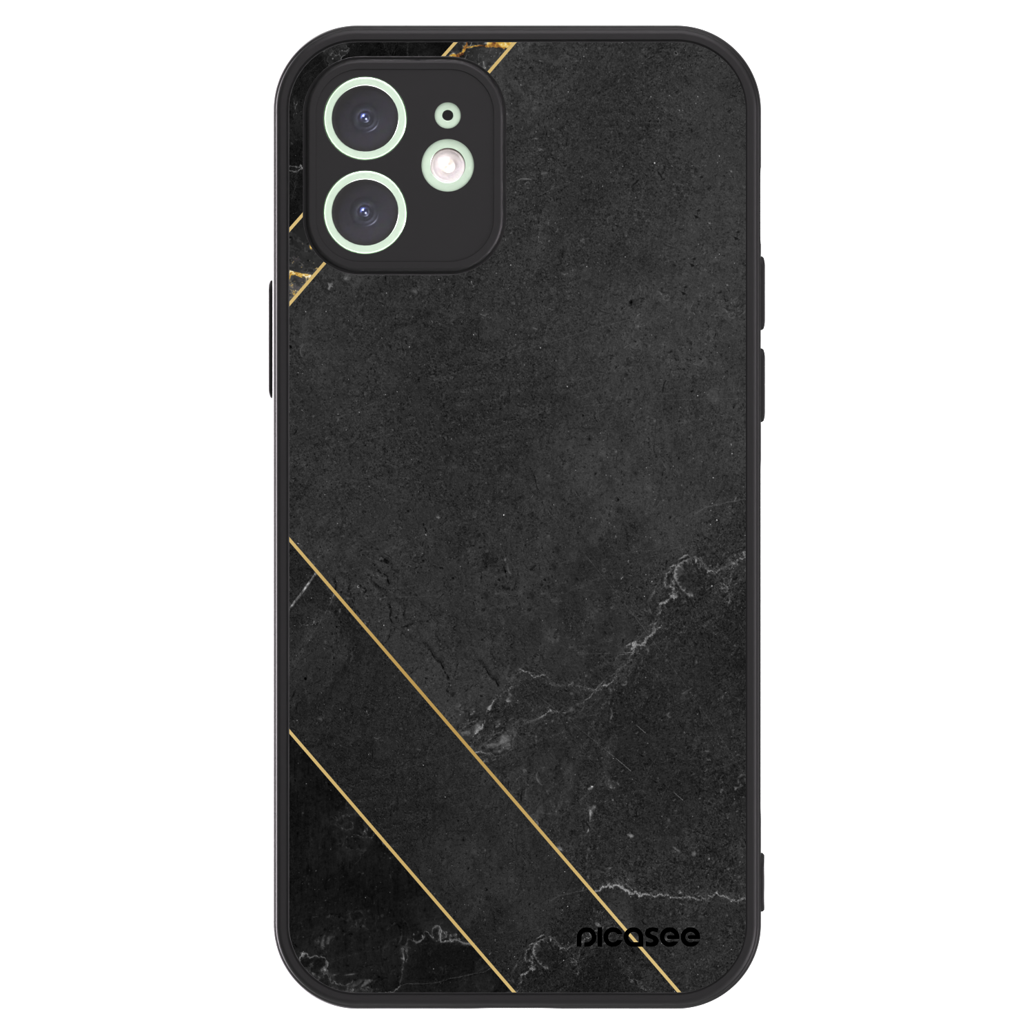 Picasee ULTIMATE CASE MagSafe pro Apple iPhone 12 - Black tile