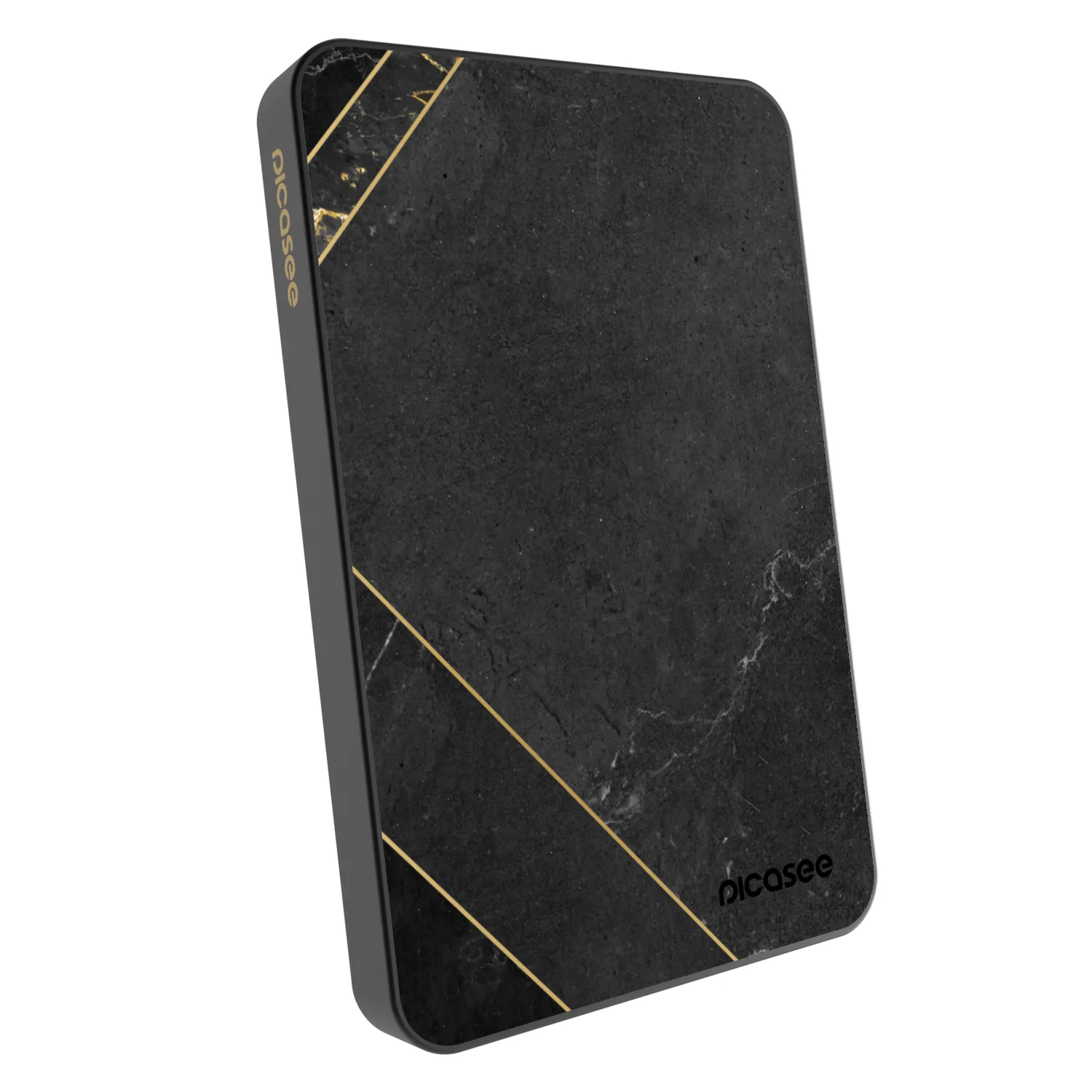 Picasee Powerbank z MagSafe 5 000 mAh Szary - Black tile