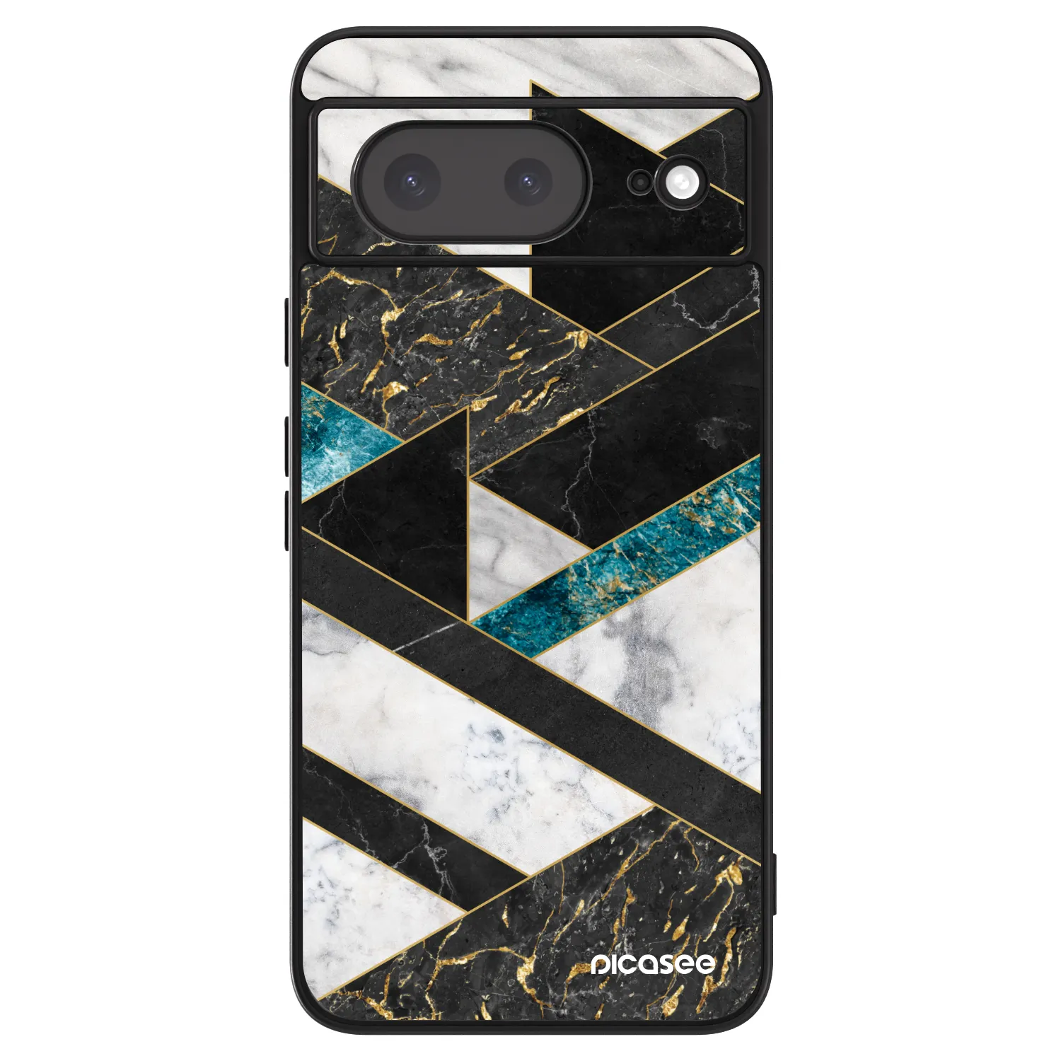 Picasee ULTIMATE CASE na Google Pixel 8a - Dark geometry