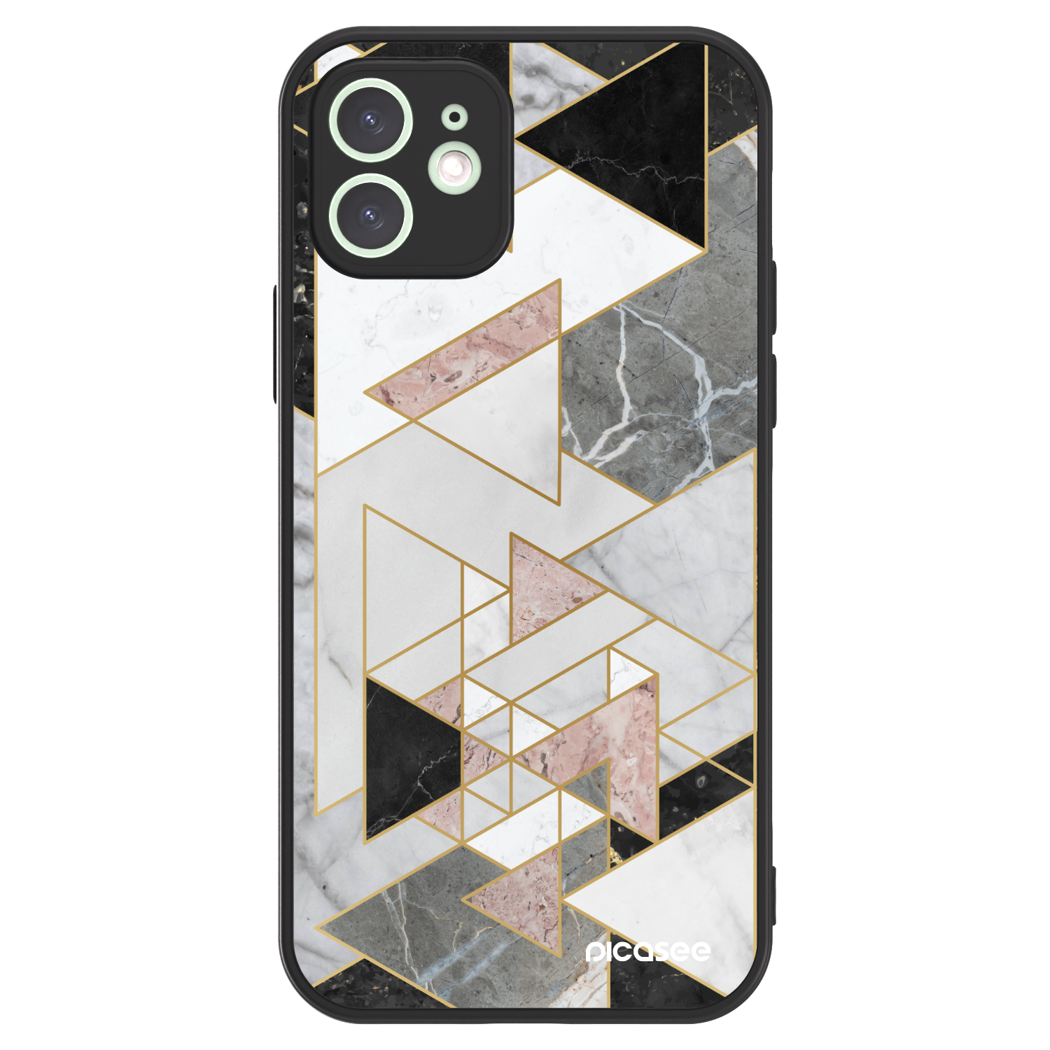 Picasee ULTIMATE CASE MagSafe pro Apple iPhone 12 - Light geometry