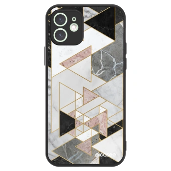 Picasee ULTIMATE CASE MagSafe pro Apple iPhone 12 - Light geometry