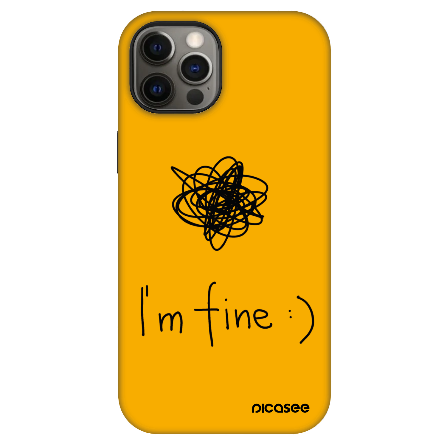 Picasee Fashion Case MagSafe na Apple iPhone 12 - I am fine