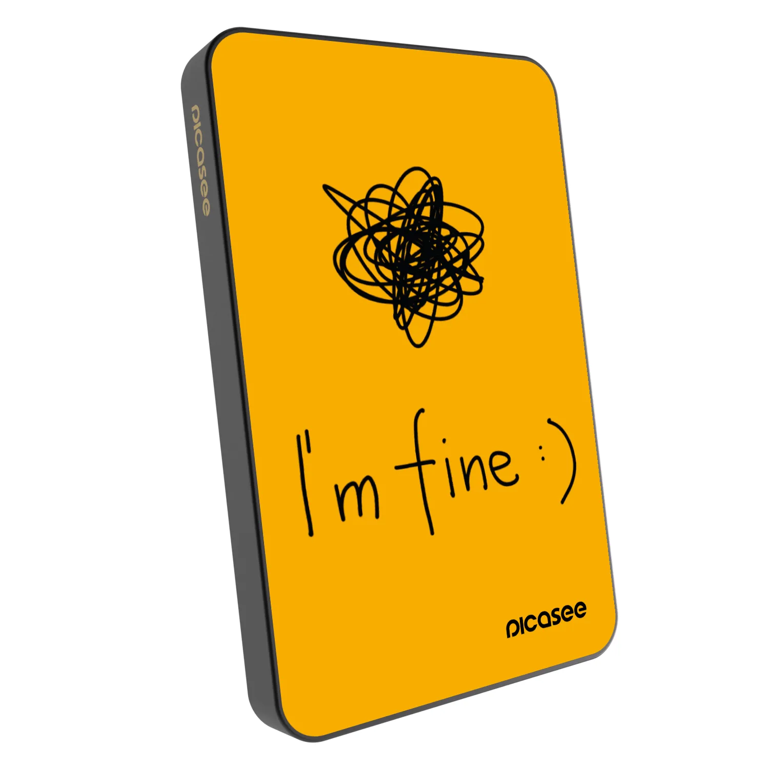 Picasee Powerbank z MagSafe 5 000 mAh Szary - I am fine