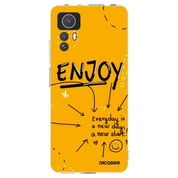 Picasee silikonowe przeźroczyste etui na Xiaomi Redmi Note 12S - Enjoy