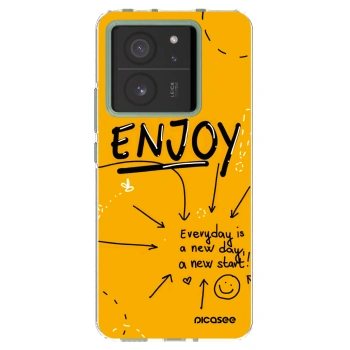 Picasee silikonowe przeźroczyste etui na Xiaomi 13T Pro - Enjoy