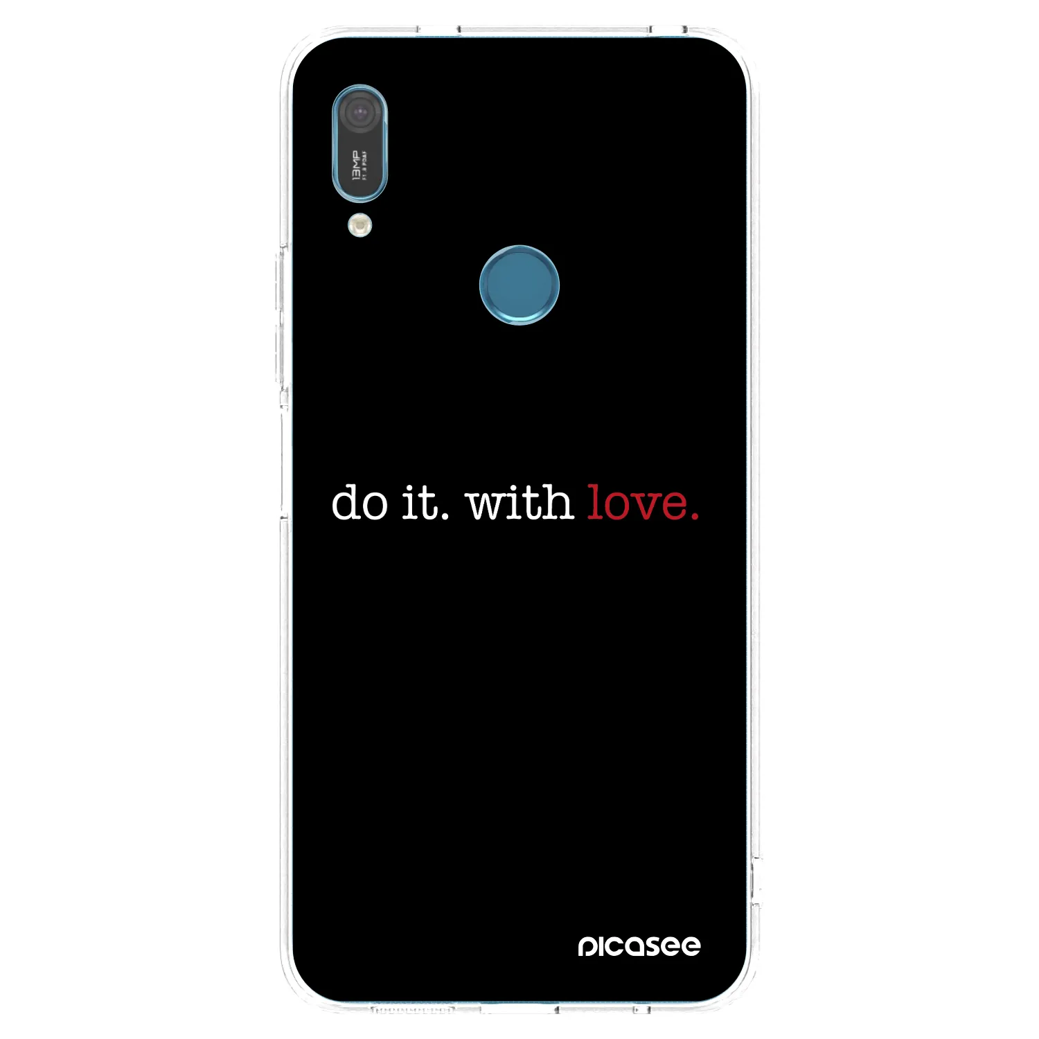 Picasee silikonowe przeźroczyste etui na Huawei Y6 2019 - Do it. With love.