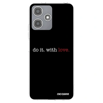 Picasee silikonowe przeźroczyste etui na Xiaomi Redmi 12 5G - Do it. With love.