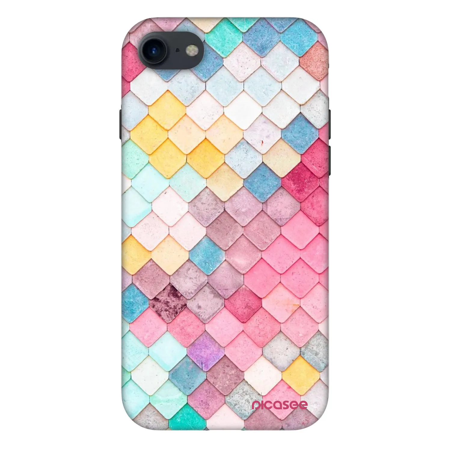 Picasee Fashion Case na Apple iPhone SE 2020 - Colorful roof