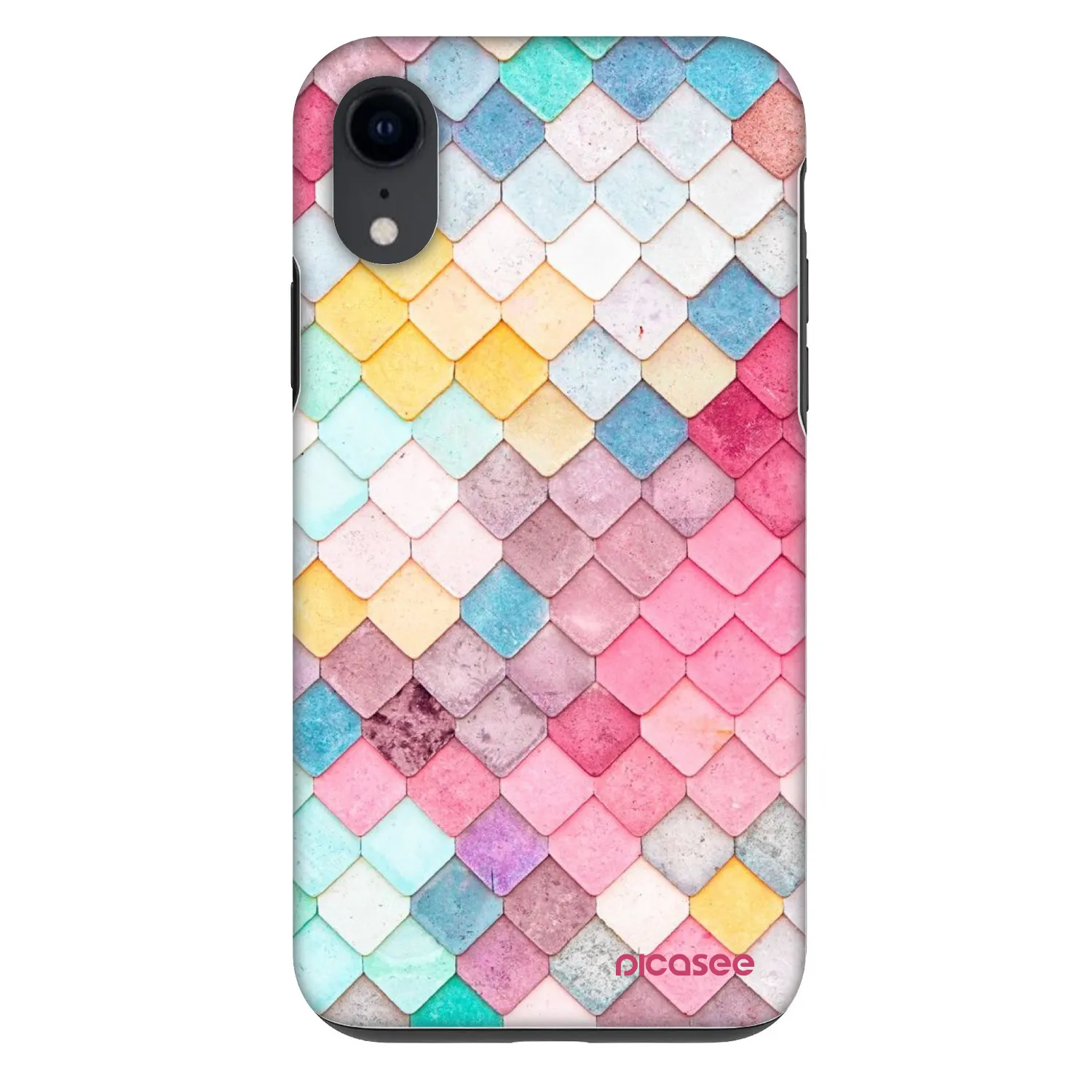 Picasee Fashion Case na Apple iPhone XR - Colorful roof