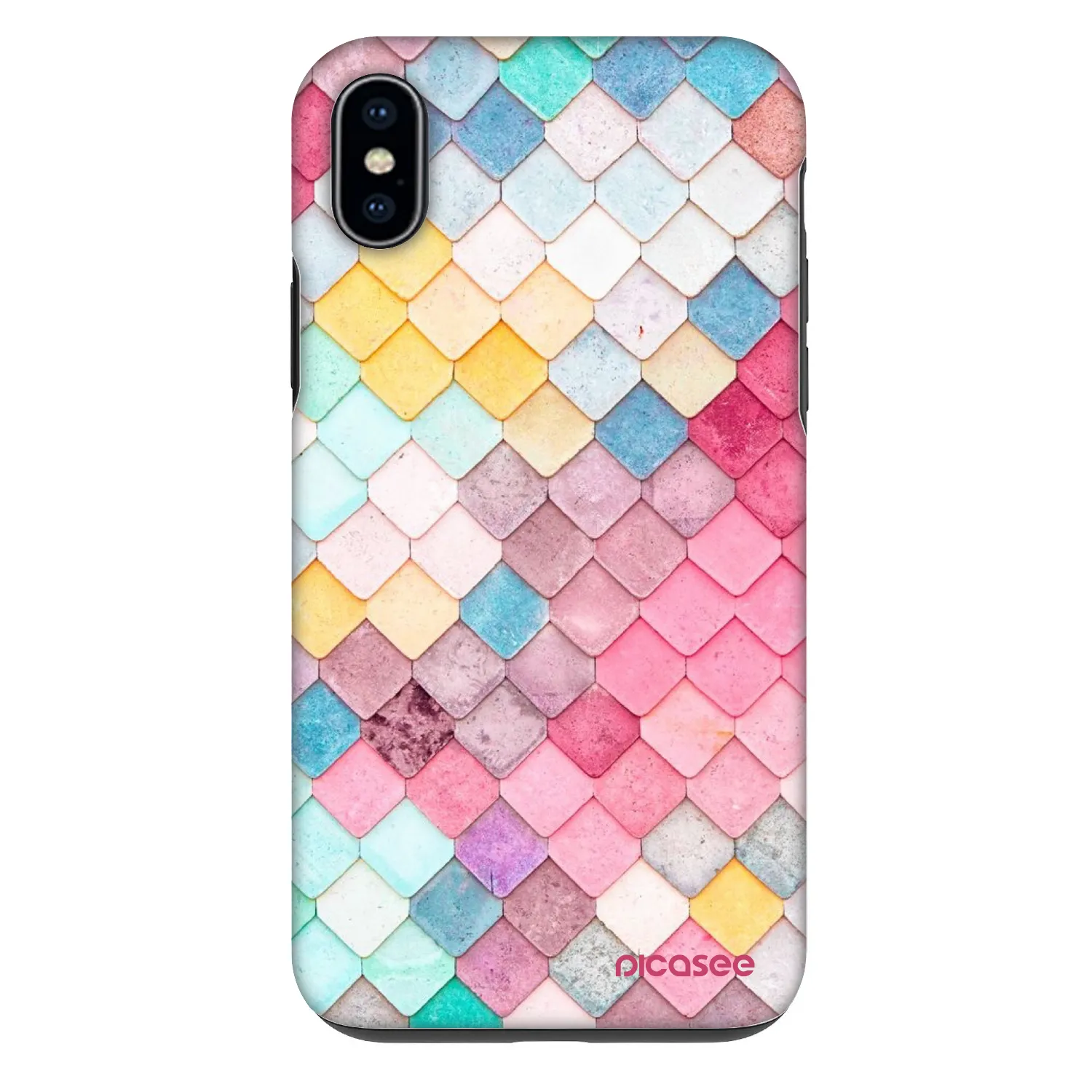 Picasee Fashion Case na Apple iPhone XS Max - Colorful roof