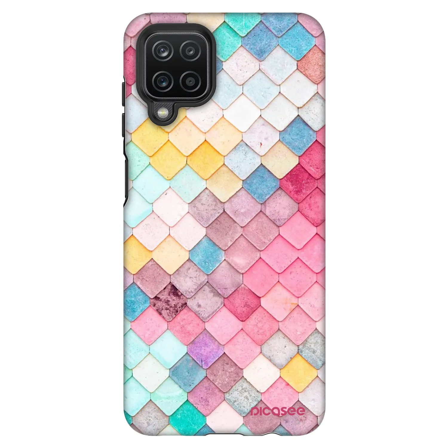 Picasee Fashion Case na Samsung Galaxy A12 A125F - Colorful roof