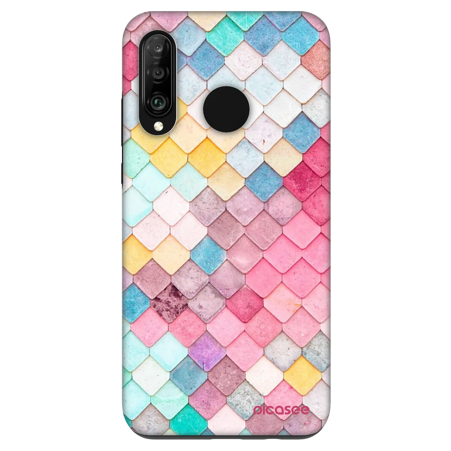 Picasee Fashion Case na Huawei P30 Lite - Colorful roof