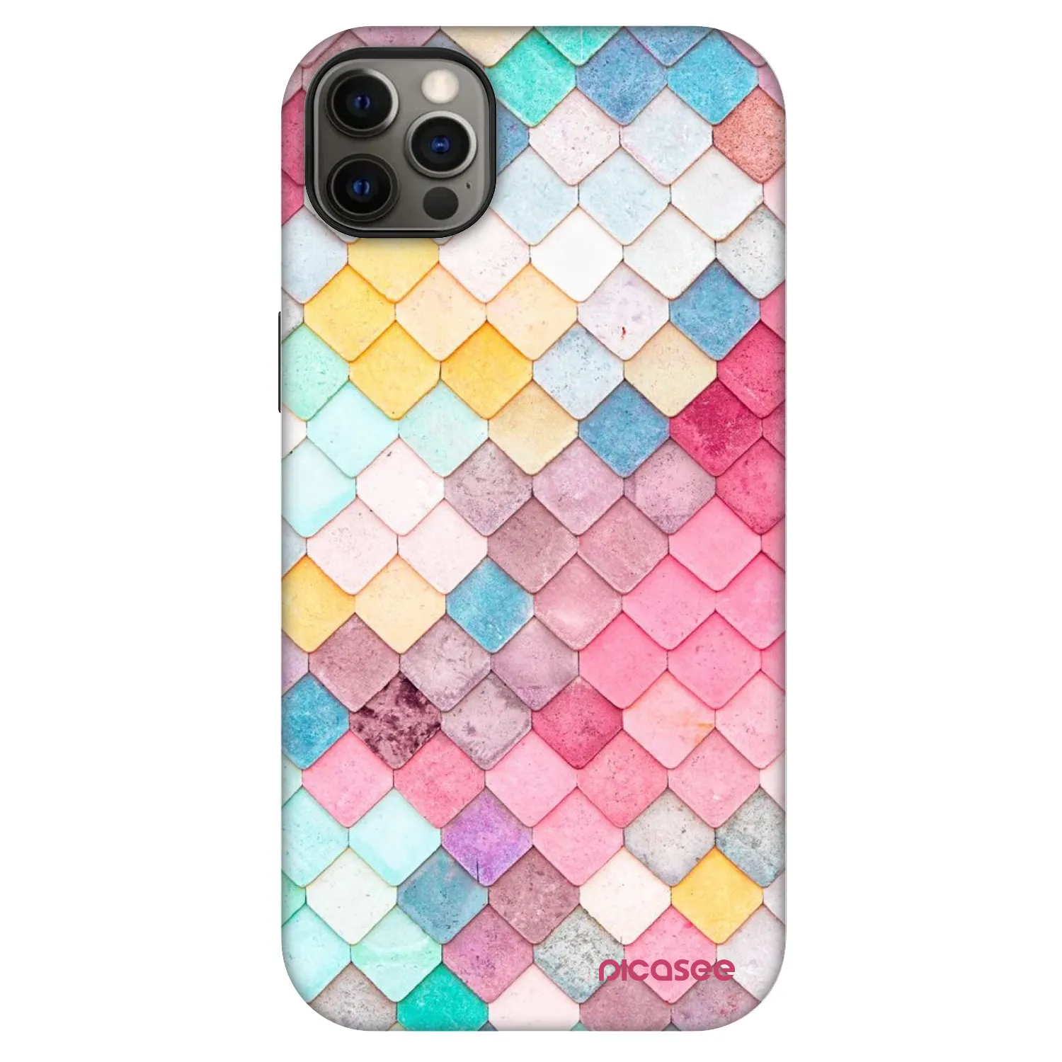 Picasee Fashion Case MagSafe na Apple iPhone 12 Pro Max - Colorful roof