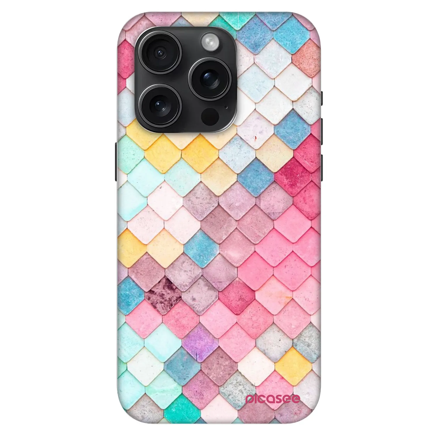 Picasee Fashion Case MagSafe na Apple iPhone 15 Pro - Colorful roof