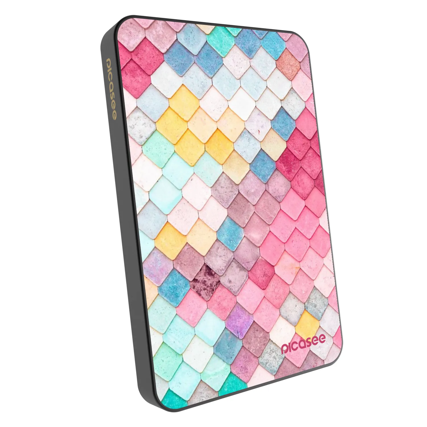 Picasee Powerbank z MagSafe 5 000 mAh Szary - Colorful roof