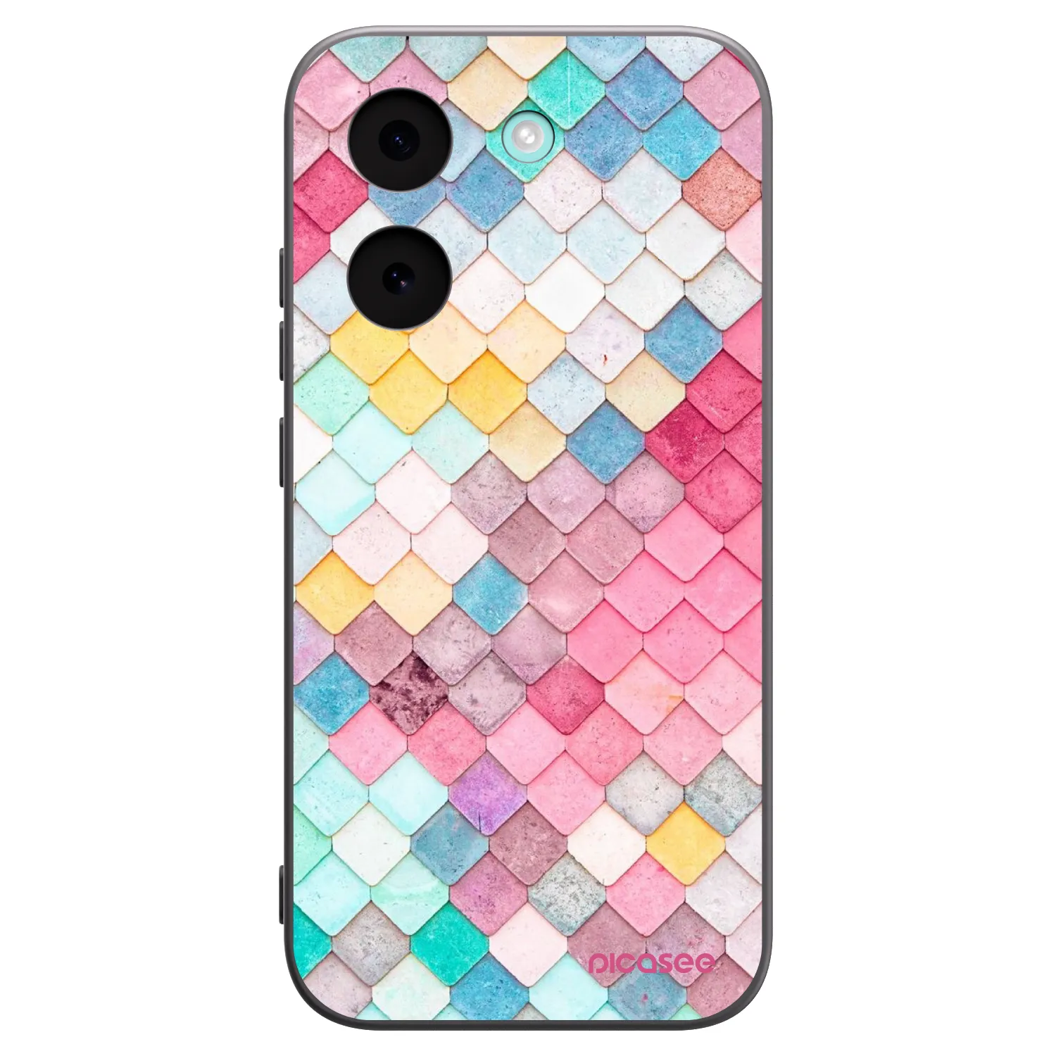 Picasee silikonowe czarne etui na Xiaomi Poco X8 Pro - Colorful roof