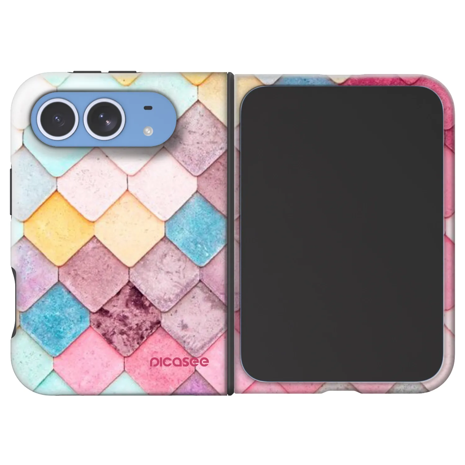 Picasee Fashion Case MagSafe na Apple iPhone Duo - Colorful roof