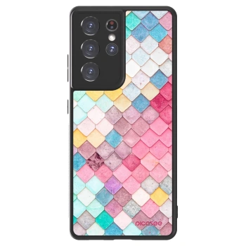 Picasee ULTIMATE CASE na Samsung Galaxy S21 Ultra 5G G998B - Colorful roof