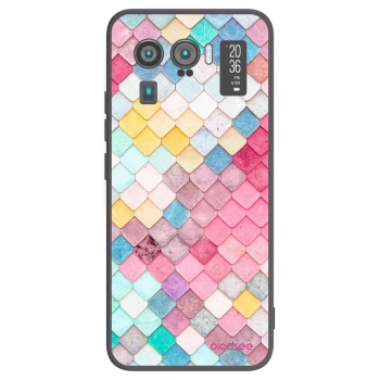 Picasee silikonowe czarne etui na Xiaomi Mi 11 Ultra - Colorful roof