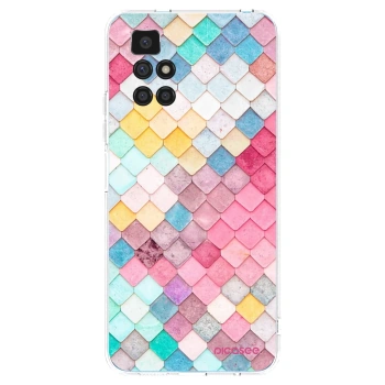 Picasee silikonowe przeźroczyste etui na Xiaomi Redmi 10 - Colorful roof