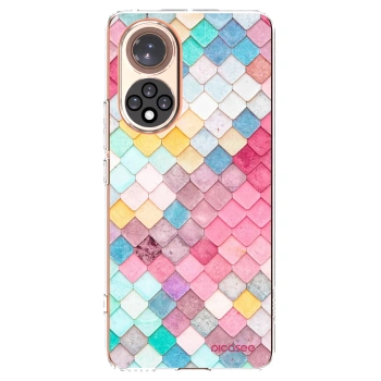 Picasee silikonowe przeźroczyste etui na Huawei Nova 9 - Colorful roof