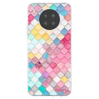 Picasee silikonowe przeźroczyste etui na Huawei Nova 8i - Colorful roof