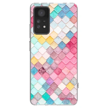 Picasee silikonowe przeźroczyste etui na Xiaomi Redmi Note 11 Pro 5G - Colorful roof