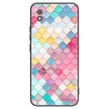 Picasee silikonowe czarne etui na Realme C11 (2021) - Colorful roof