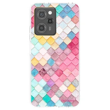 Picasee silikonowe przeźroczyste etui na Xiaomi Poco X5 Pro - Colorful roof