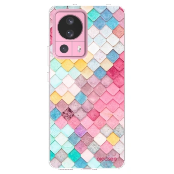 Picasee silikonowe przeźroczyste etui na Xiaomi 13 Lite - Colorful roof