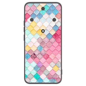 Picasee silikonowe czarne etui na Honor Magic5 Lite 5G - Colorful roof