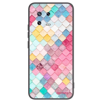 Picasee silikonowe czarne etui na Xiaomi 13 Pro - Colorful roof