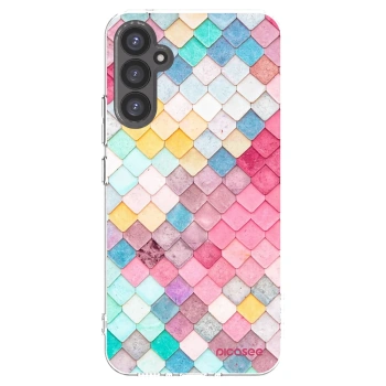 Picasee silikonowe przeźroczyste etui na Samsung Galaxy A34 5G A346B - Colorful roof