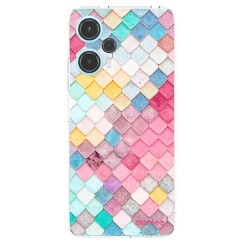 Picasee silikonowe przeźroczyste etui na Xiaomi Poco F5 - Colorful roof