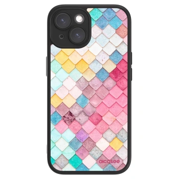 Etui na Apple iPhone 15 - Colorful roof