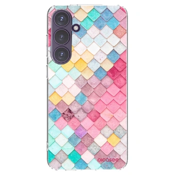 Picasee silikonowe przeźroczyste etui na Samsung Galaxy S24+ S926B 5G - Colorful roof